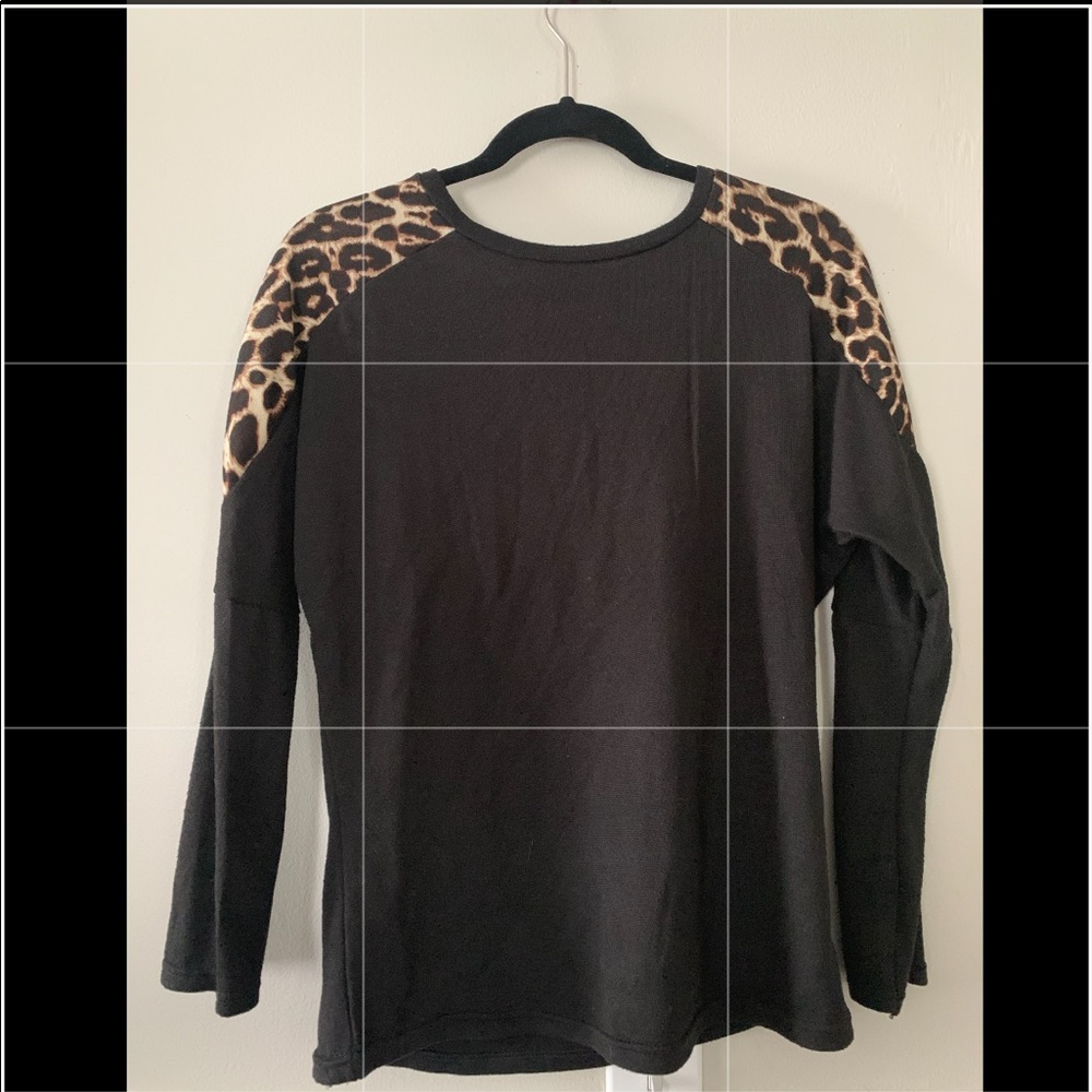 Animal print sweater